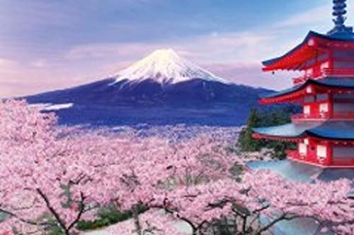1000 Pieces ” Fuji with pagoda ” Jpanese aJigsaw Puzzle