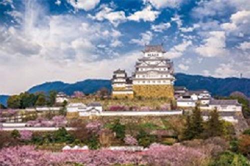 1000 Pieces ” Himeji castle, cherry blossom time ” Japanese Jigsaw Puzzle