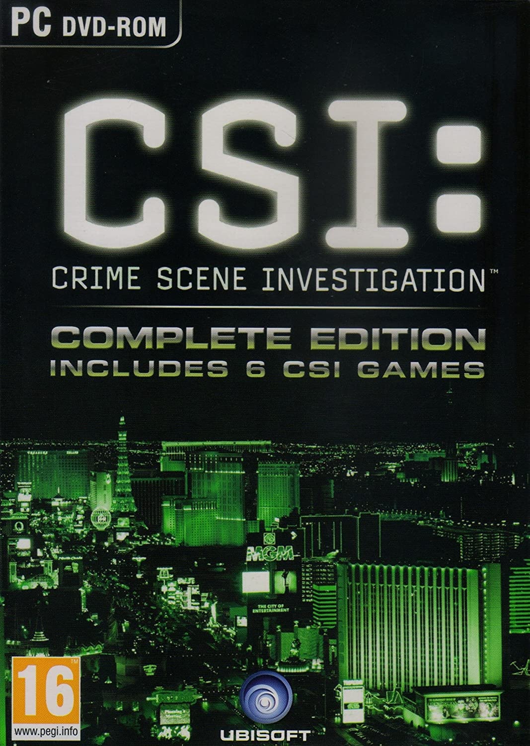 Crime Scene Investigation Complete Edition includes 6 CSI Games PC